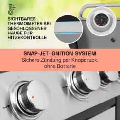 Tomahawk Gasgrill 4x3,6 KW + 2,7 KW Brenner 66x43,5 Cm Grill Edelstahl 11 Tomahawk Gasgrill 4x3,6 KW + 2,7 KW Brenner 66x43,5 Cm Grill Edelstahl -Haushaltsgerätegeschäft 10034710 de 0004 usp