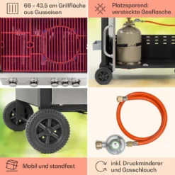 Tomahawk Gasgrill 4x3,6 KW + 2,7 KW Brenner 66x43,5 Cm Grill Edelstahl 12 Tomahawk Gasgrill 4x3,6 KW + 2,7 KW Brenner 66x43,5 Cm Grill Edelstahl -Haushaltsgerätegeschäft 10034710 de 0005 usp
