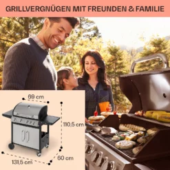 Tomahawk Gasgrill 4x3,6 KW + 2,7 KW Brenner 66x43,5 Cm Grill Edelstahl 13 Tomahawk Gasgrill 4x3,6 KW + 2,7 KW Brenner 66x43,5 Cm Grill Edelstahl -Haushaltsgerätegeschäft 10034710 de 0006 usp