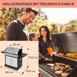 Tomahawk Gasgrill 5x3,6 KW + 2,7 KW Brenner 80x43,5 Cm Grill Edelstahl 12 Tomahawk Gasgrill 5x3,6 KW + 2,7 KW Brenner 80x43,5 Cm Grill Edelstahl -Haushaltsgerätegeschäft 10034712 de 0006 usp
