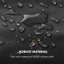 Tomahawk Wetterschutzhaube 600D Canvas 30/70% PE/PVC Schwarz 9 Tomahawk Wetterschutzhaube 600D Canvas 30/70% PE/PVC Schwarz -Haushaltsgerätegeschäft 10034713 yy 0003 logo Klarstein Tomahawk Wetterschutzhaube 140cm