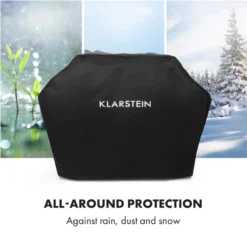 Tomahawk Wetterschutzhaube 600D Canvas 30/70% PE/PVC Schwarz 11 Tomahawk Wetterschutzhaube 600D Canvas 30/70% PE/PVC Schwarz -Haushaltsgerätegeschäft 10034713 yy 0005 logo Klarstein Tomahawk Wetterschutzhaube 140cm