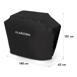 Tomahawk Wetterschutzhaube 600D Canvas 30/70% PE/PVC Schwarz 13 Tomahawk Wetterschutzhaube 600D Canvas 30/70% PE/PVC Schwarz -Haushaltsgerätegeschäft 10034713 yy 0007 logo Klarstein Tomahawk Wetterschutzhaube 140cm