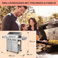 Valkyrie Gasgrill 4x3,5 KW + 3,15 KW Brenner 74x44 Cm Grill Edelstahl 13 Valkyrie Gasgrill 4x3,5 KW + 3,15 KW Brenner 74x44 Cm Grill Edelstahl -Haushaltsgerätegeschäft 10034715 de 0006 usp