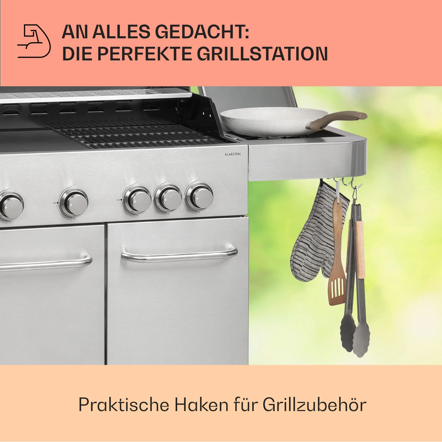 Valkyrie Gasgrill 4x3,5 KW + 3,15 KW Brenner 74x44 Cm Grill Edelstahl 7 Valkyrie Gasgrill 4x3,5 KW + 3,15 KW Brenner 74x44 Cm Grill Edelstahl – Bild 7