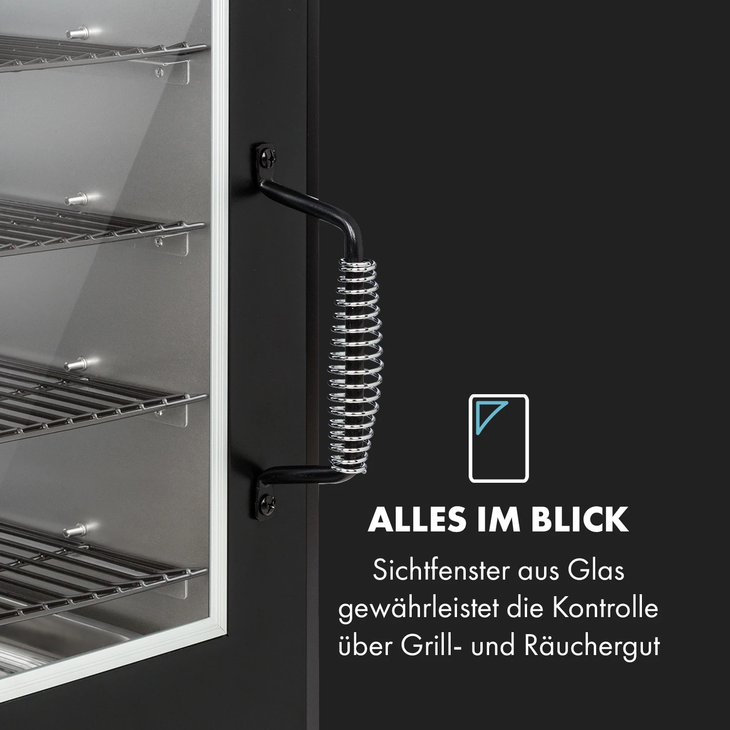 Pasadena Gas-Räuchergrill 2,5 KW Heizleistung 180 °C / 350 °F Max. 3 Pasadena Gas-Räuchergrill 2,5 KW Heizleistung 180 °C / 350 °F Max. – Bild 3