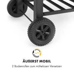 Meat Machine Holzkohlegrill BBQ 45x32,5cm Thermometer Bodenrollen 15 Meat Machine Holzkohlegrill BBQ 45x32,5cm Thermometer Bodenrollen -Haushaltsgerätegeschäft 10034819 de 0007 logo