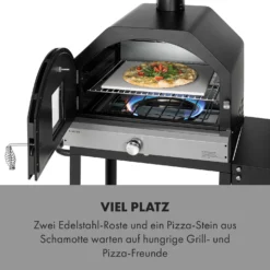 Pizzaiolo Pro Pizza-Gasgrill 76x143x66cm Schamottestein Stahl Mobil 12 Pizzaiolo Pro Pizza-Gasgrill 76x143x66cm Schamottestein Stahl Mobil -Haushaltsgerätegeschäft 10034844 de 0003 logo
