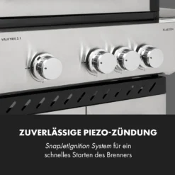 Valkyrie Gasgrill 3x3,2 + 2,9 KW Sichtfenster 54x42 Cm Grill Edelstahl 18 Valkyrie Gasgrill 3x3,2 + 2,9 KW Sichtfenster 54x42 Cm Grill Edelstahl -Haushaltsgerätegeschäft 10034845 de 0009 logo
