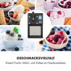 Sweet Sundae Eiscrememaschine Kompressor 1,5l Edelstahl Schwarz -Haushaltsgerätegeschäft 10034911 de 0004 logo