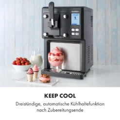 Sweet Sundae Eiscrememaschine Kompressor 1,5l Edelstahl Schwarz -Haushaltsgerätegeschäft 10034911 de 0006 logo