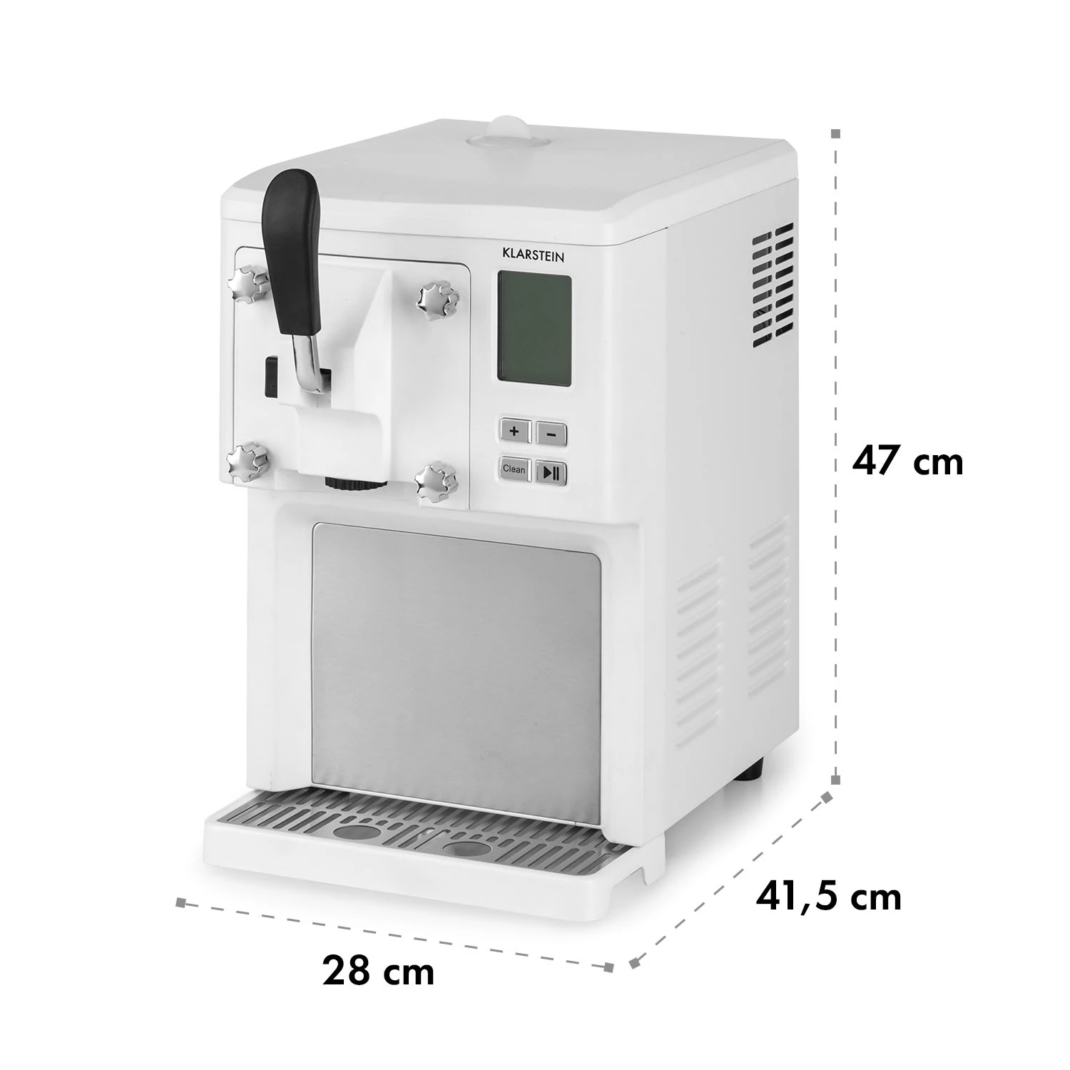 Sweet Sundae Eiscrememaschine Kompressor 1,5l Edelstahl Weiß 10 Sweet Sundae Eiscrememaschine Kompressor 1,5l Edelstahl Weiß – Bild 10