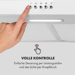 Contempo Unterbau-Dunstabzugshaube 60cm 175m³/h LED Edelstahl Acryl Weiß -Haushaltsgerätegeschäft 10034960 de 0008 logo
