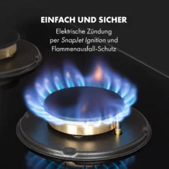 Goldflame 4 Gaskochfeld 4-flammig Messing-Brenner Glaskeramik Schwarz 14 Goldflame 4 Gaskochfeld 4-flammig Messing-Brenner Glaskeramik Schwarz -Haushaltsgerätegeschäft 10034972 de 0005 logo