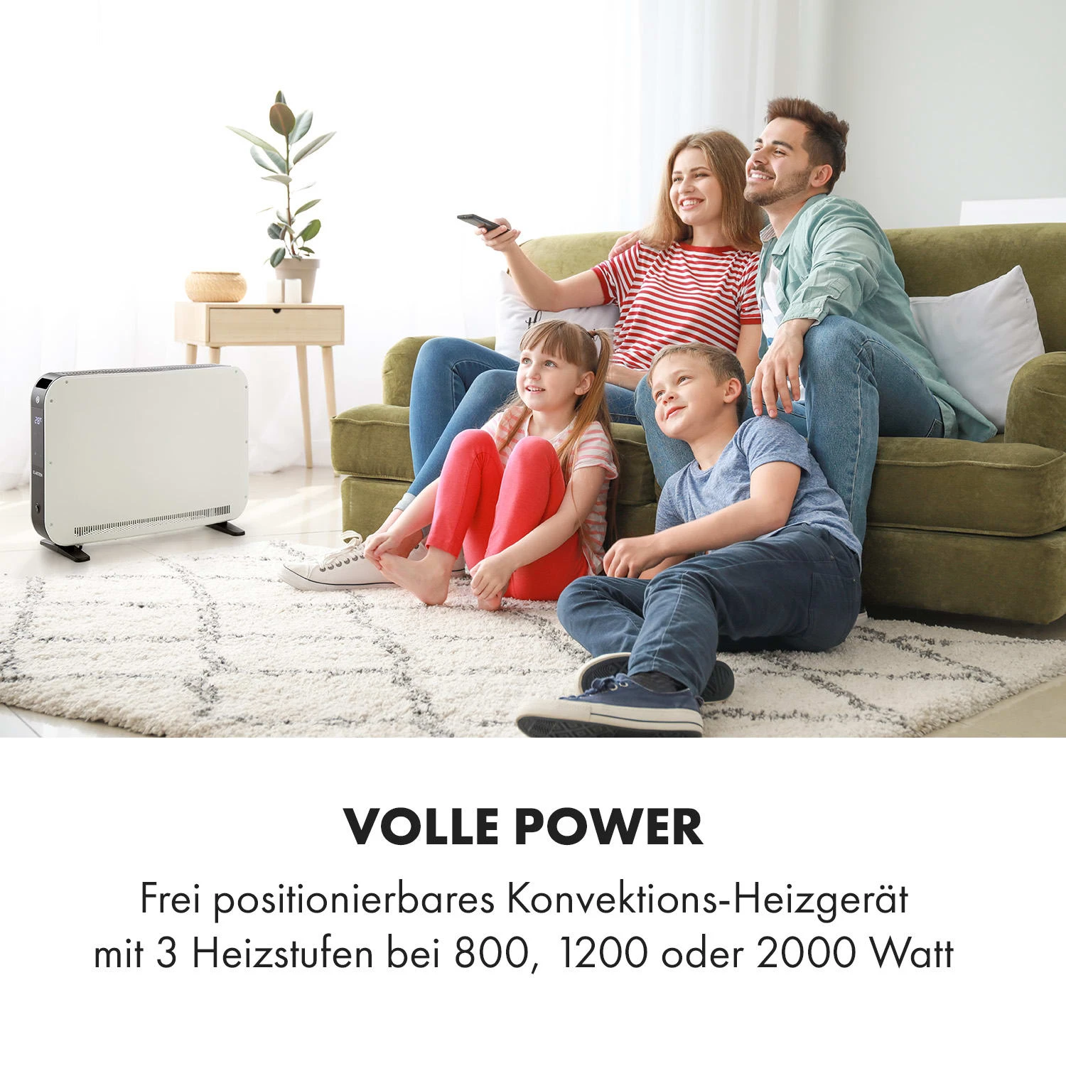 Baltrum Elektroheizung Konvektor 2000 W Standgerät 2 Baltrum Elektroheizung Konvektor 2000 W Standgerät – Bild 2