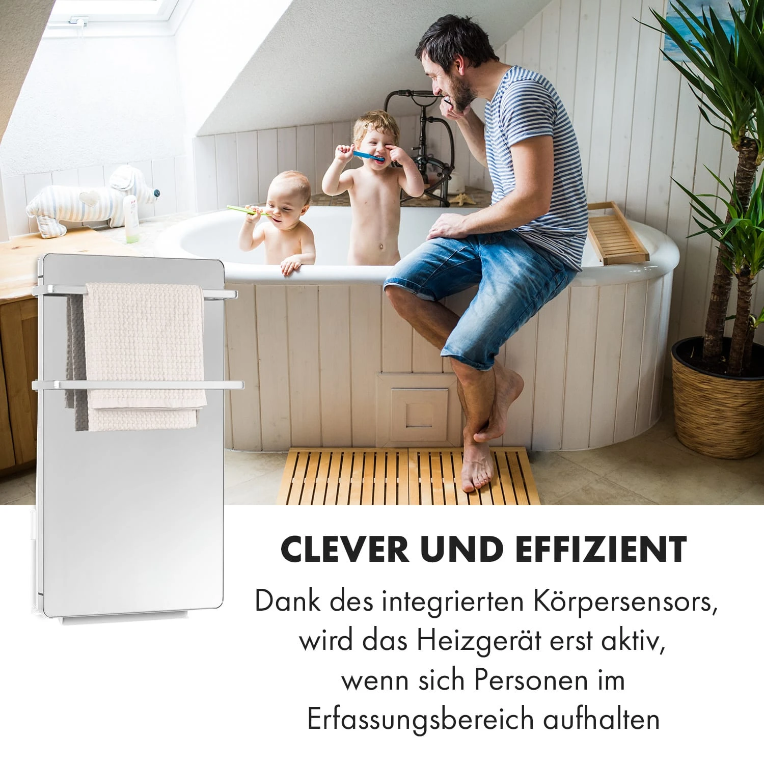 Hot Spot Crystal Flow Badheizer 45x82cm 36m² 2000W 5-40°C LED 4 Hot Spot Crystal Flow Badheizer 45x82cm 36m² 2000W 5-40°C LED – Bild 4