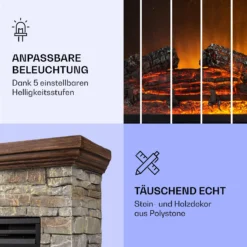 Etna Elektrokamin 1800W Wochentimer Fernbedienung LED 12 Etna Elektrokamin 1800W Wochentimer Fernbedienung LED -Haushaltsgerätegeschäft 10035042 de 0005 logo