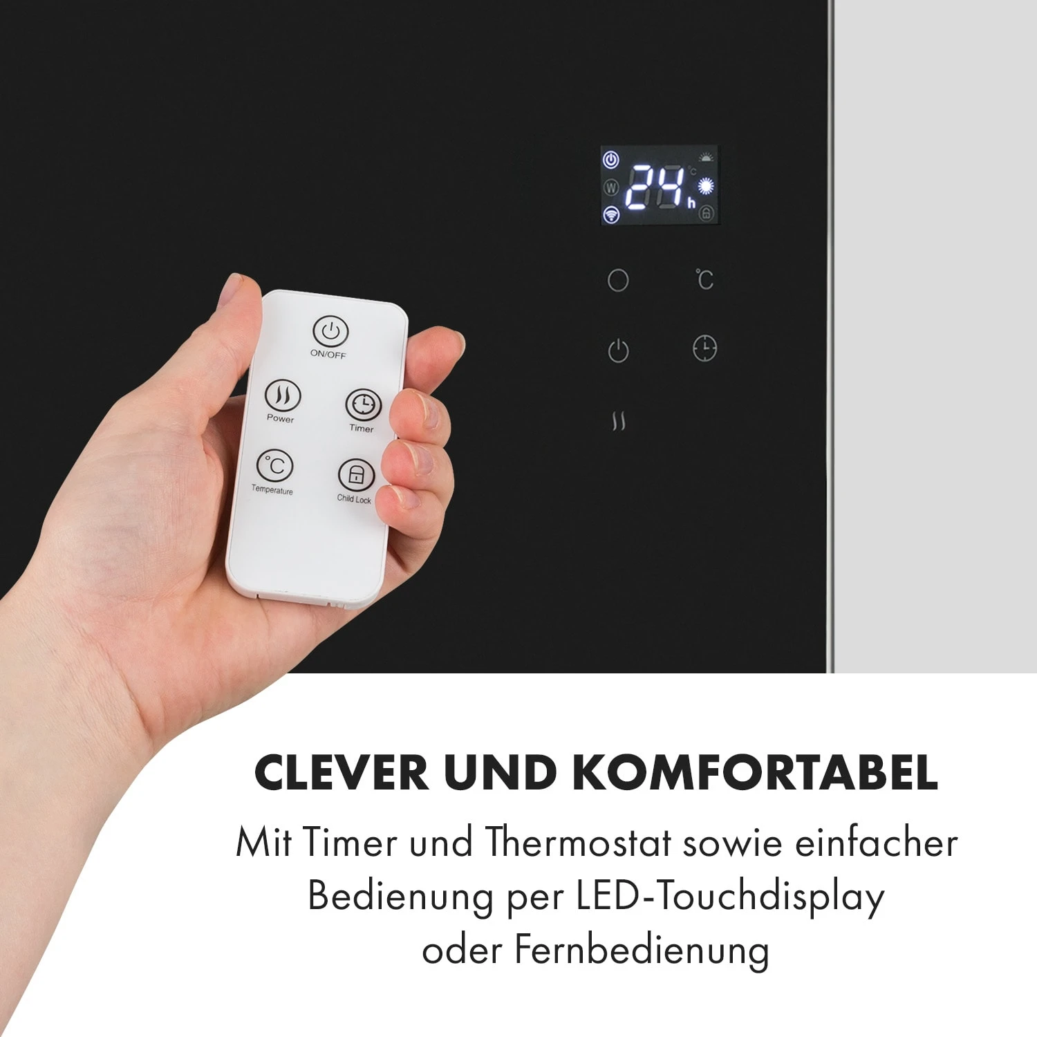 Hot Spot Crystal Spotless Smart Infrarotheizung 59x112cm 750W App-Steuerung 5 Hot Spot Crystal Spotless Smart Infrarotheizung 59x112cm 750W App-Steuerung – Bild 5