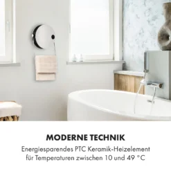 Hot Spot Pebble Heizlüfter 2000W Handtuchtrockner Timer Fernbedienung -Haushaltsgerätegeschäft 10035077 de 0008 logo