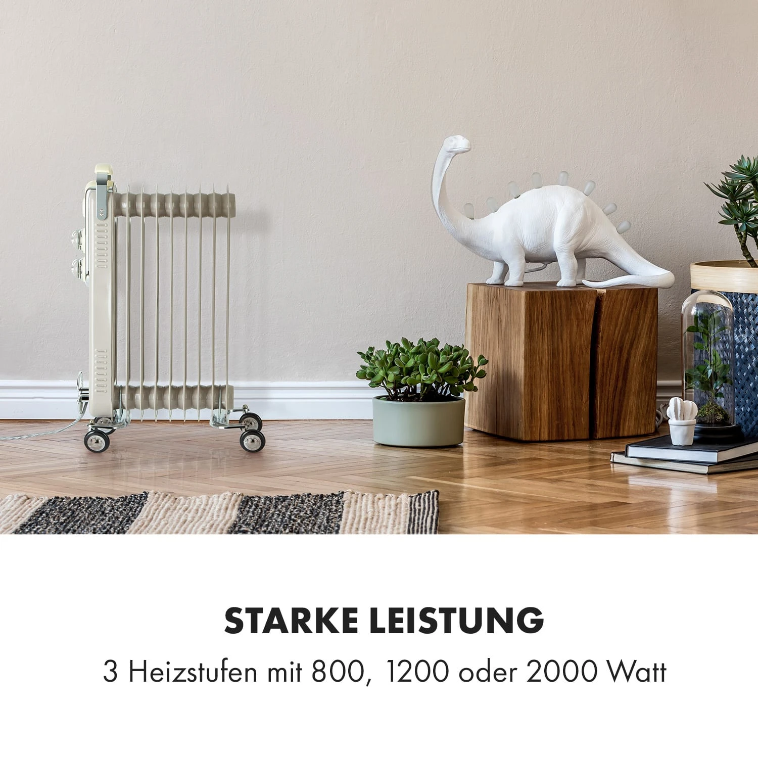 Thermaxx Retroheat Ölradiator 2000W Bodenrollen 2 Thermaxx Retroheat Ölradiator 2000W Bodenrollen – Bild 2