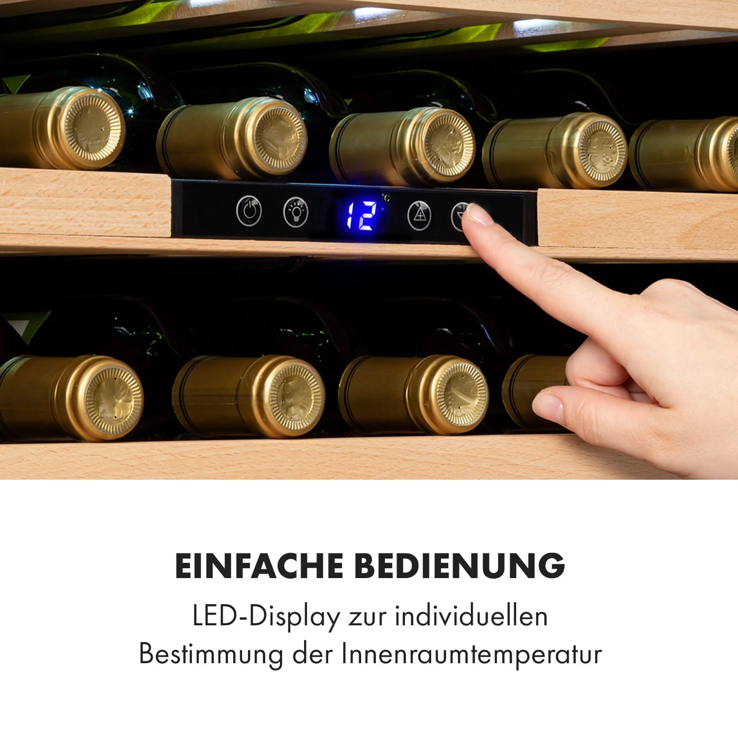 Vinsider 24 Built-In Uno Einbau-Weinkühlschrank 24 Flaschen 57 Liter 4 Vinsider 24 Built-In Uno Einbau-Weinkühlschrank 24 Flaschen 57 Liter – Bild 4