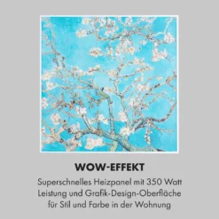 Wonderwall Air Art Smart Infrarotheizung 60x60cm 350W Wandinstallation App-Steuerung Mandelblüten 14 Wonderwall Air Art Smart Infrarotheizung 60x60cm 350W Wandinstallation App-Steuerung Mandelblüten -Haushaltsgerätegeschäft 10035112 de 0005 logo