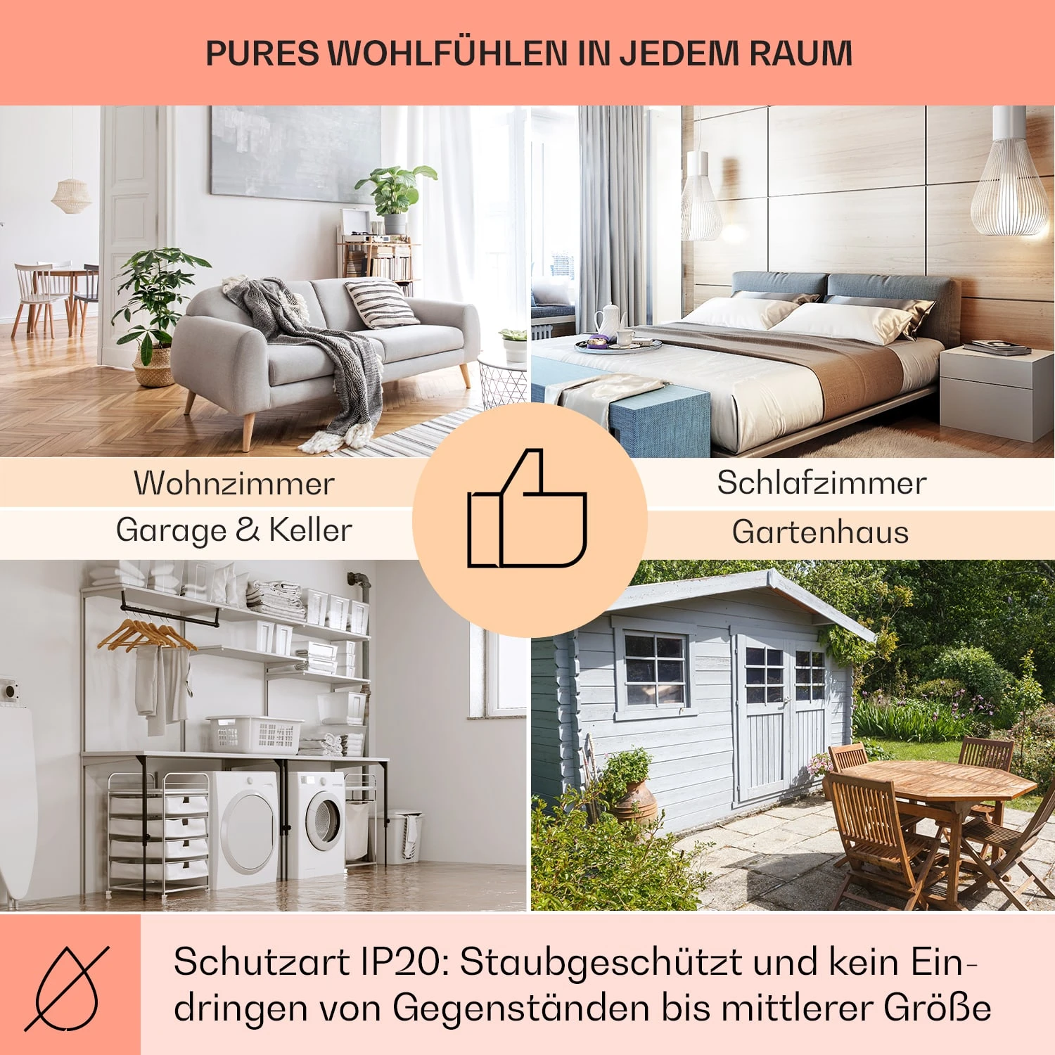 Wonderwall Air Infinite 300 Infrarotheizung 60x50cm 300W Fernbedienung 5 Wonderwall Air Infinite 300 Infrarotheizung 60x50cm 300W Fernbedienung – Bild 5