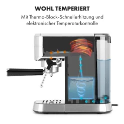 Futura Espressomaker 20 Bar 1450 Watt 20 Bar Wassertank: 1,25 Liter Rostfreier Edelstahl 12 Futura Espressomaker 20 Bar 1450 Watt 20 Bar Wassertank: 1,25 Liter Rostfreier Edelstahl -Haushaltsgerätegeschäft 10035183 de 0003 logo