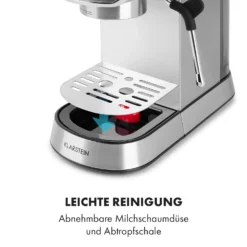 Futura Espressomaker 20 Bar 1450 Watt 20 Bar Wassertank: 1,25 Liter Rostfreier Edelstahl 18 Futura Espressomaker 20 Bar 1450 Watt 20 Bar Wassertank: 1,25 Liter Rostfreier Edelstahl -Haushaltsgerätegeschäft 10035183 de 0009 logo