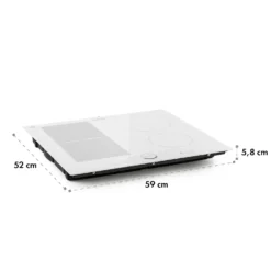 Delicatessa 60 Hybrid Einbaukochfeld Induktion 4 Zonen 7000W 21 Delicatessa 60 Hybrid Einbaukochfeld Induktion 4 Zonen 7000W -Haushaltsgerätegeschäft 10035198 yy 0011 logo Klarstein Delicatessa 60 Hybrid Kochfeld weiss