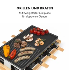Tournedo Raclette 1200W Aluminiumguss 8 Personen Holz-Dekor 11 Tournedo Raclette 1200W Aluminiumguss 8 Personen Holz-Dekor -Haushaltsgerätegeschäft 10035219 de 0003 logo