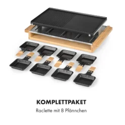 Tournedo Raclette 1200W Aluminiumguss 8 Personen Holz-Dekor 16 Tournedo Raclette 1200W Aluminiumguss 8 Personen Holz-Dekor -Haushaltsgerätegeschäft 10035219 de 0008 logo