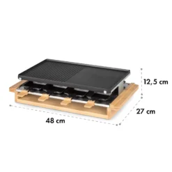 Tournedo Raclette 1200W Aluminiumguss 8 Personen Holz-Dekor 17 Tournedo Raclette 1200W Aluminiumguss 8 Personen Holz-Dekor -Haushaltsgerätegeschäft 10035219 yy 0009 logo Klarstein Tournedo Raclette Holz Dekor