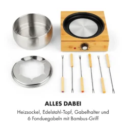 Bambus Fondue Edelstahl-Topf 800W 9 Bambus Fondue Edelstahl-Topf 800W -Haushaltsgerätegeschäft 10035221 de 0004 logo