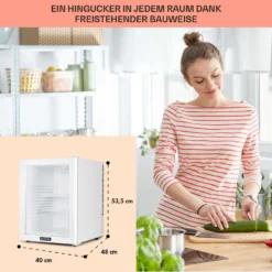 Brooklyn 42 Mini-Kühlschrank Glastür LED Ablage 13 Brooklyn 42 Mini-Kühlschrank Glastür LED Ablage -Haushaltsgerätegeschäft 10035227 DE 0006 usp