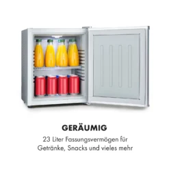 Happy Hour Minibar 5-15°C EEK G Lautlos 23dB LED-Licht 11 Happy Hour Minibar 5-15°C EEK G Lautlos 23dB LED-Licht -Haushaltsgerätegeschäft 10035240 de 0004 logo