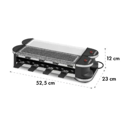 Tenderloin 50/50 Raclette-Grill 1200W 8 Personen Natursteinplatte Metallgrillplatte 15 Tenderloin 50/50 Raclette-Grill 1200W 8 Personen Natursteinplatte Metallgrillplatte -Haushaltsgerätegeschäft 10035260 yy 0008 logo Klarstein Tenderloin 50 50 Raclettegrill weiss