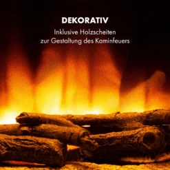 Heat 'n Beat Elektrischer Kamin 900/1800W LED Bluetooth-Speaker Flammenillusion -Haushaltsgerätegeschäft 10035262 de 0006 logo