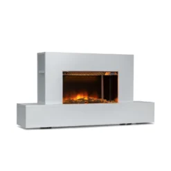 Heat 'n Beat Elektrischer Kamin 900/1800W LED Bluetooth-Speaker Flammenillusion