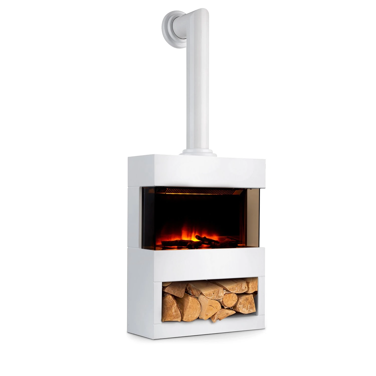 Zermatt Elektrischer Kamin 900/1800W Thermostat Flammenillusion 1 Zermatt Elektrischer Kamin 900/1800W Thermostat Flammenillusion