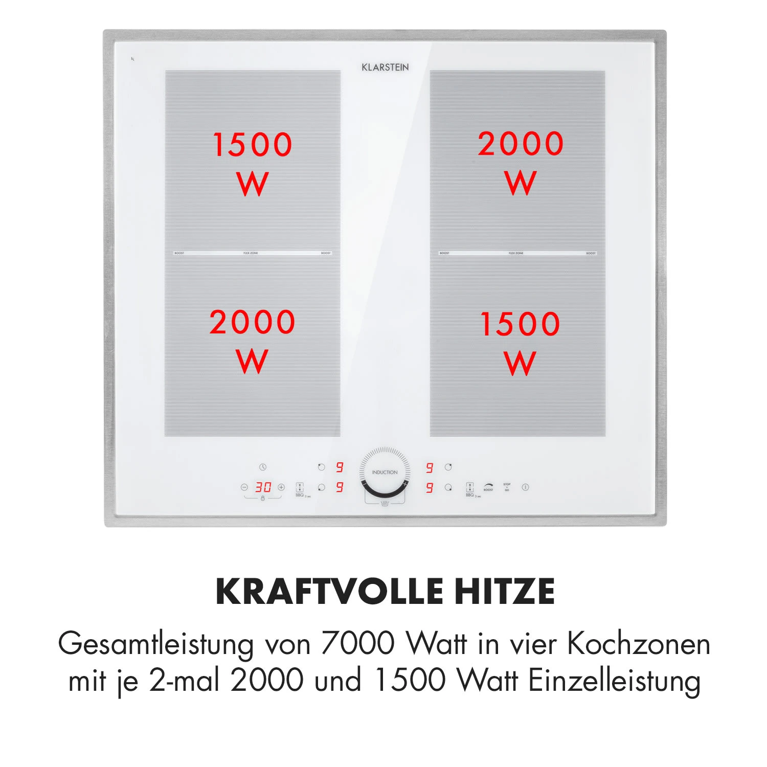 Delicatessa 60 Prime Induktionskochfeld 4 Zonen 7000W Timer 4 Delicatessa 60 Prime Induktionskochfeld 4 Zonen 7000W Timer – Bild 4