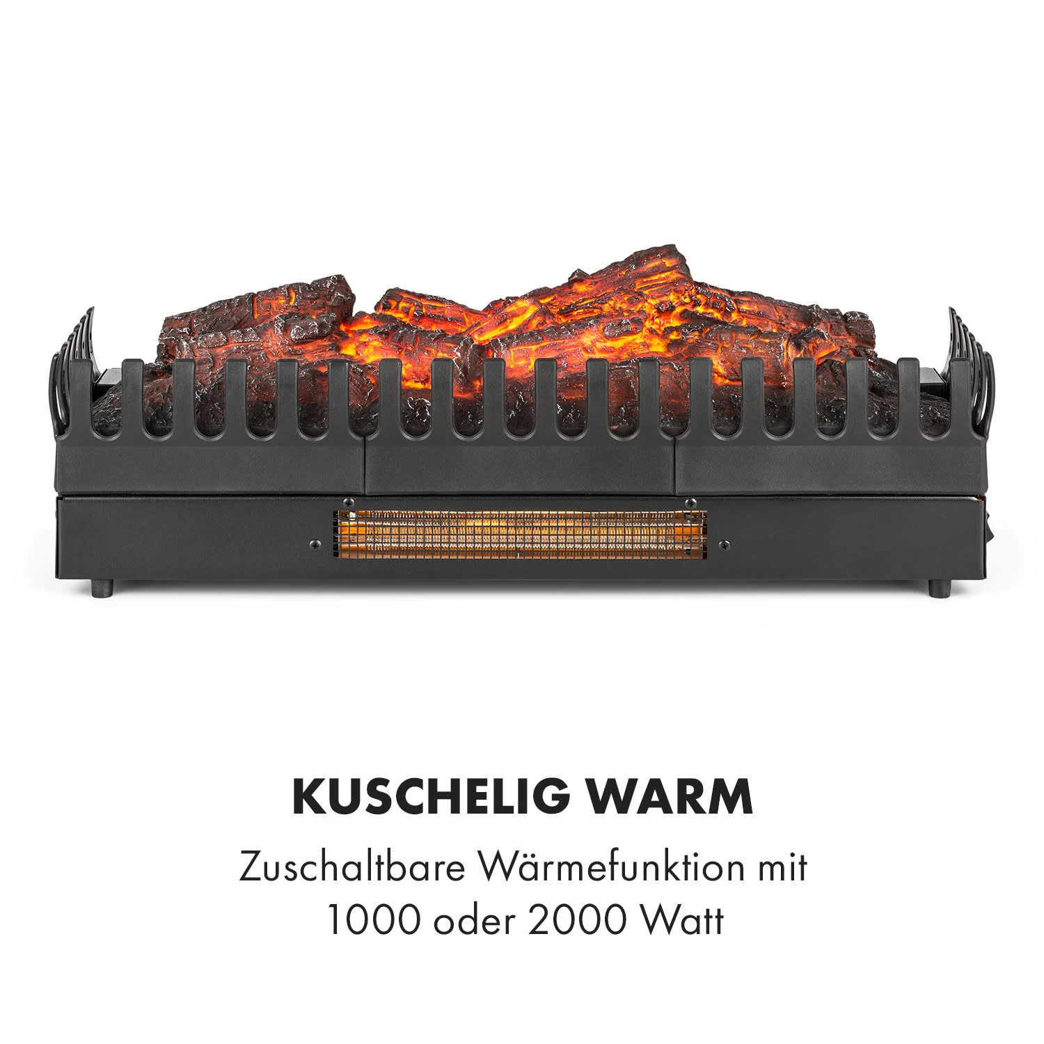 Kamini FXL Elektrischer Kamin Kamineinsatz 1000/2000W 2W LED Schwarz 3 Kamini FXL Elektrischer Kamin Kamineinsatz 1000/2000W 2W LED Schwarz – Bild 3