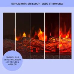 Kamini FXL Elektrischer Kamin Kamineinsatz 1000/2000W 2W LED Schwarz 15 Kamini FXL Elektrischer Kamin Kamineinsatz 1000/2000W 2W LED Schwarz -Haushaltsgerätegeschäft 10035275 de 0008 usp