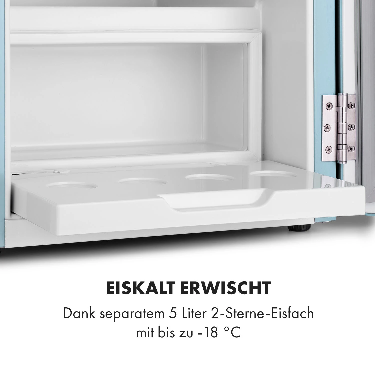 Audrey Mini 2in1 Kühlschrank EEC F Gefrierfach LED 4 Audrey Mini 2in1 Kühlschrank EEC F Gefrierfach LED – Bild 4
