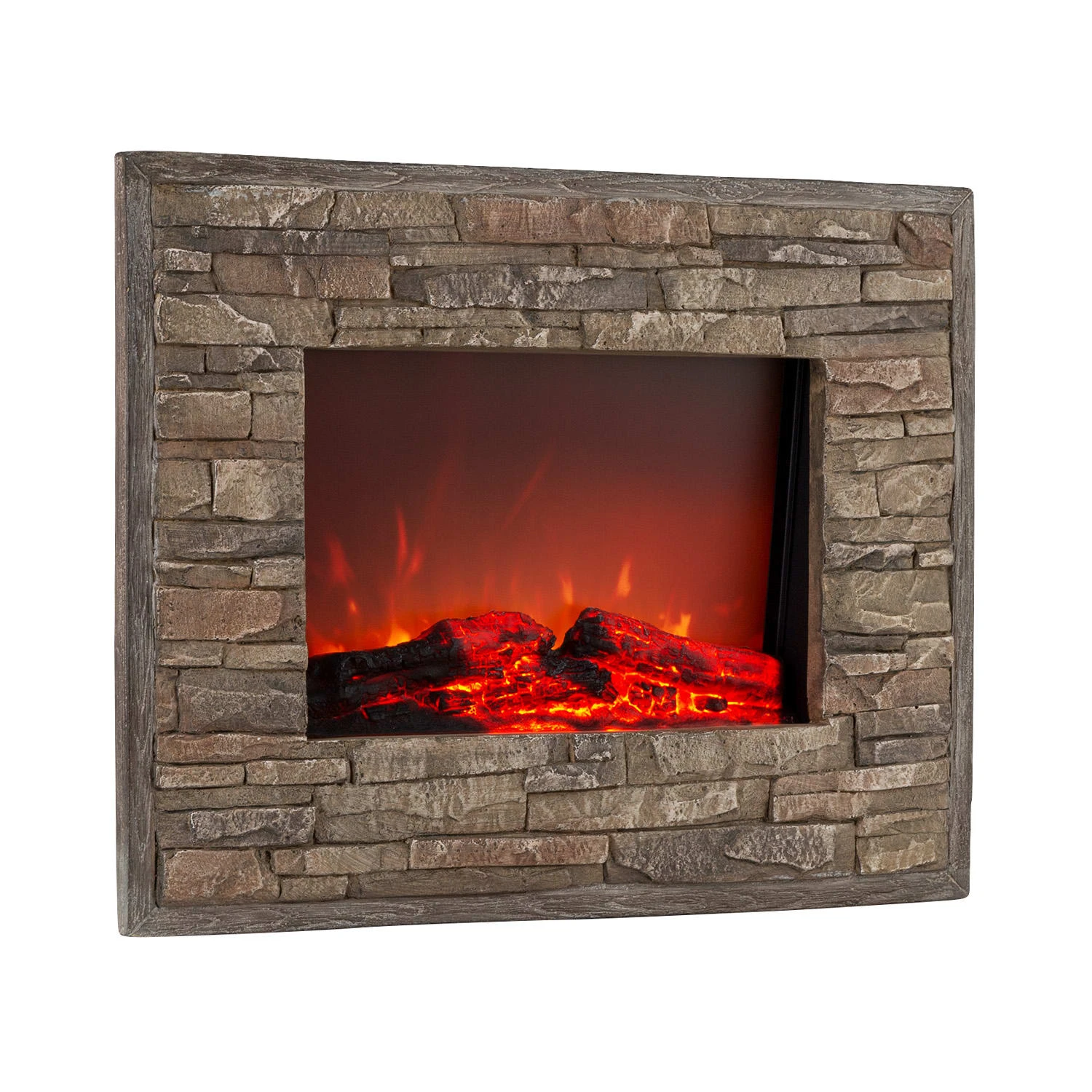 Alpbach Elektrischer Kamin 1800W 2 Heizstufen 65 Cm Stein-Optik 1 Alpbach Elektrischer Kamin 1800W 2 Heizstufen 65 Cm Stein-Optik