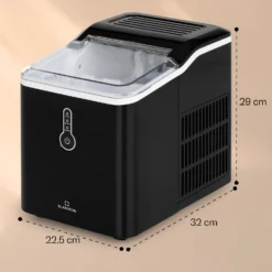 Chillout Eiswürfelmaschine Bulleteis 12kg/24h Wassertank: 1,5 L 13 Chillout Eiswürfelmaschine Bulleteis 12kg/24h Wassertank: 1,5 L -Haushaltsgerätegeschäft 10035320 yy 0011 dimensions