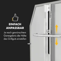 Sauenland Pro XL Spanferkelgrill Drehspieß 15W 4 Rollen Edelstahl -Haushaltsgerätegeschäft 10035373 de 0006 logo