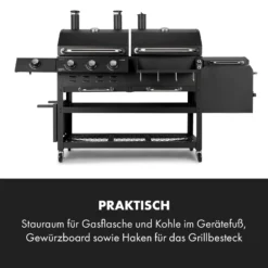 Kingsville Smoker Kombigrill Gas Kohle Smoker 13,5kW 3+1 Brenner -Haushaltsgerätegeschäft 10035409 de 0006 logo