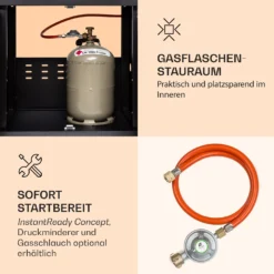 Valdosta 4.1 Gasgrill 4 X 2,8 KW + 2,5 KW Brenner Edelstahl Mobil 12 Valdosta 4.1 Gasgrill 4 X 2,8 KW + 2,5 KW Brenner Edelstahl Mobil -Haushaltsgerätegeschäft 10035415 de 0005 logo