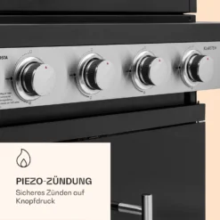 Valdosta 4.1 Gasgrill 4 X 2,8 KW + 2,5 KW Brenner Edelstahl Mobil 13 Valdosta 4.1 Gasgrill 4 X 2,8 KW + 2,5 KW Brenner Edelstahl Mobil -Haushaltsgerätegeschäft 10035415 de 0006 logo